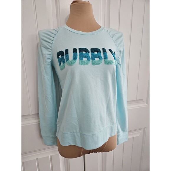 Lilly Pulitzer Bubbly Aquamarine Longsleeve Top Size XS NWT - Picture 2 of 8